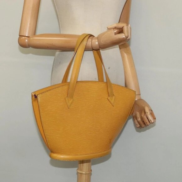 LOUIS VUITTON Epi Saint Jacques Hand Bag Yellow - Picture 1 of 16